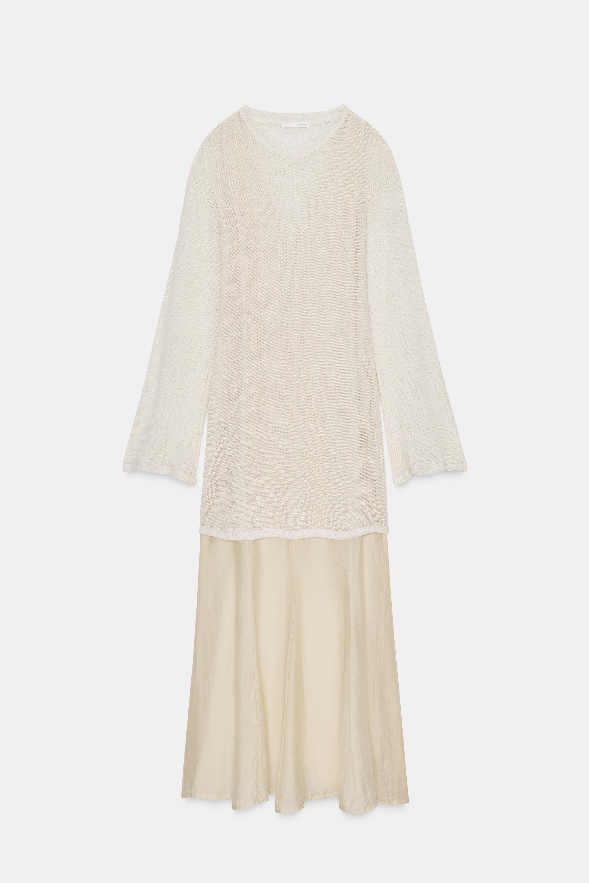 LONG COMBINATION DRESS